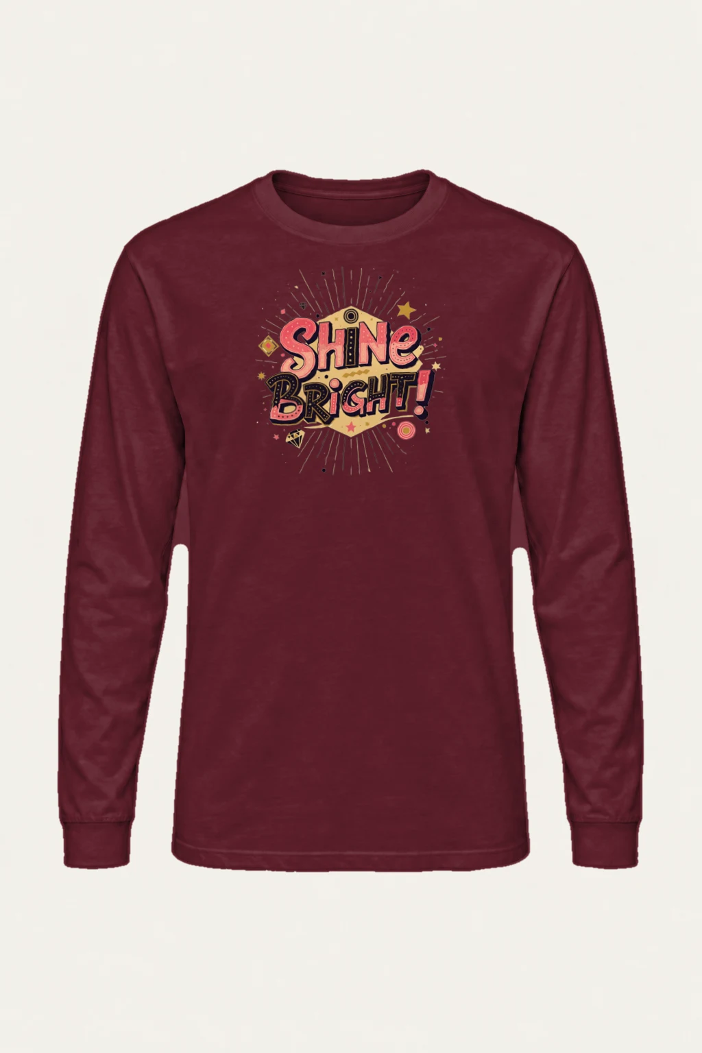 "Shine Bright" Unisex Longsleeve T-shirt | Gildan 2400