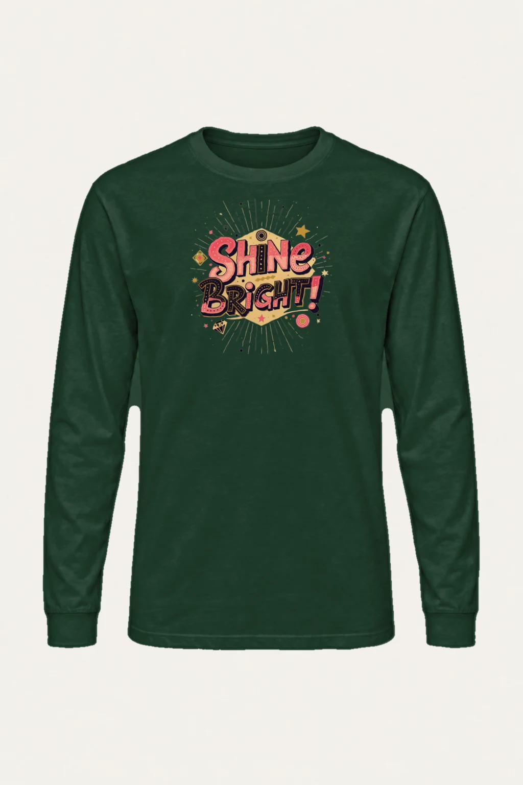 "Shine Bright" Unisex Longsleeve T-shirt | Gildan 2400