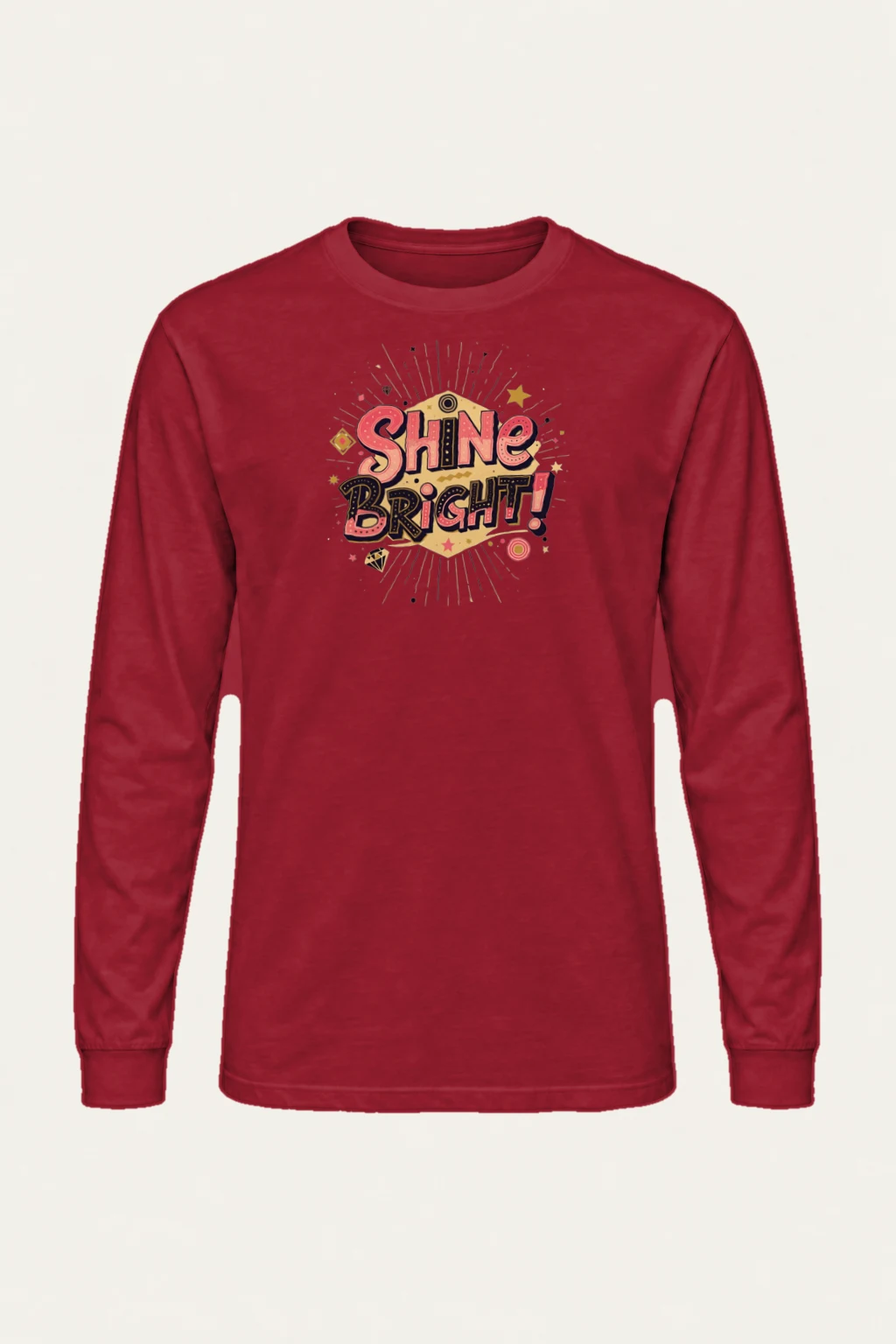 "Shine Bright" Unisex Longsleeve T-shirt | Gildan 2400