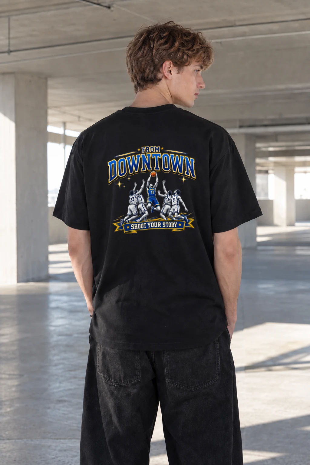 "Shoot Your Story" Heavyweight Unisex Crewneck T-shirt | Gildan 5000