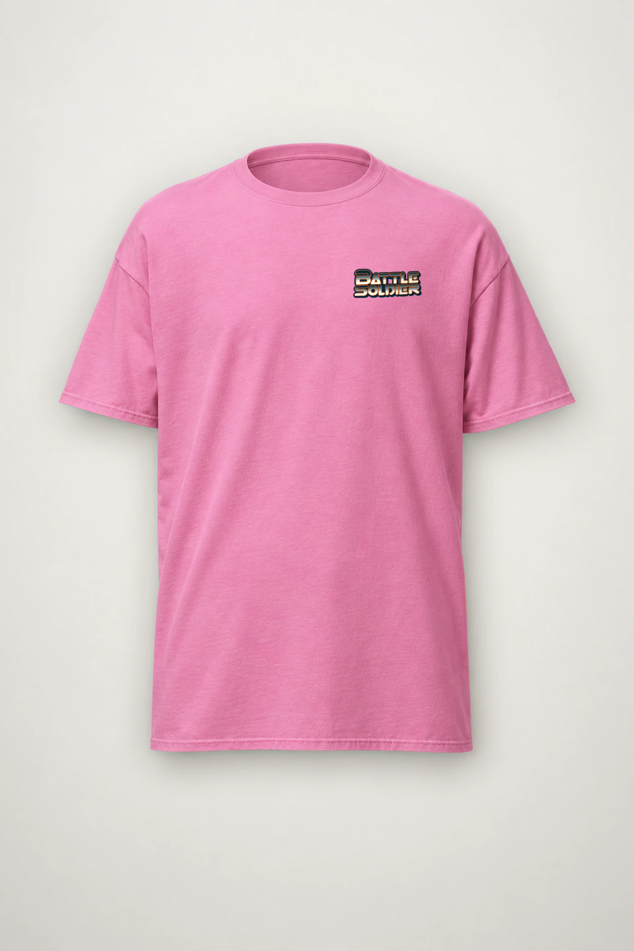 "Silent Front" Heavyweight Unisex Crewneck T-shirt