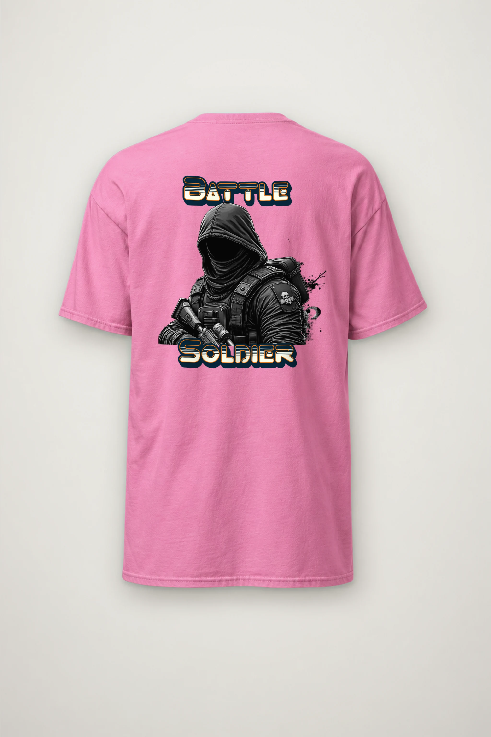 "Silent Front" Heavyweight Unisex Crewneck T-shirt