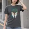 "Silent Partner Wings" Heavyweight Unisex Crewneck T-shirt