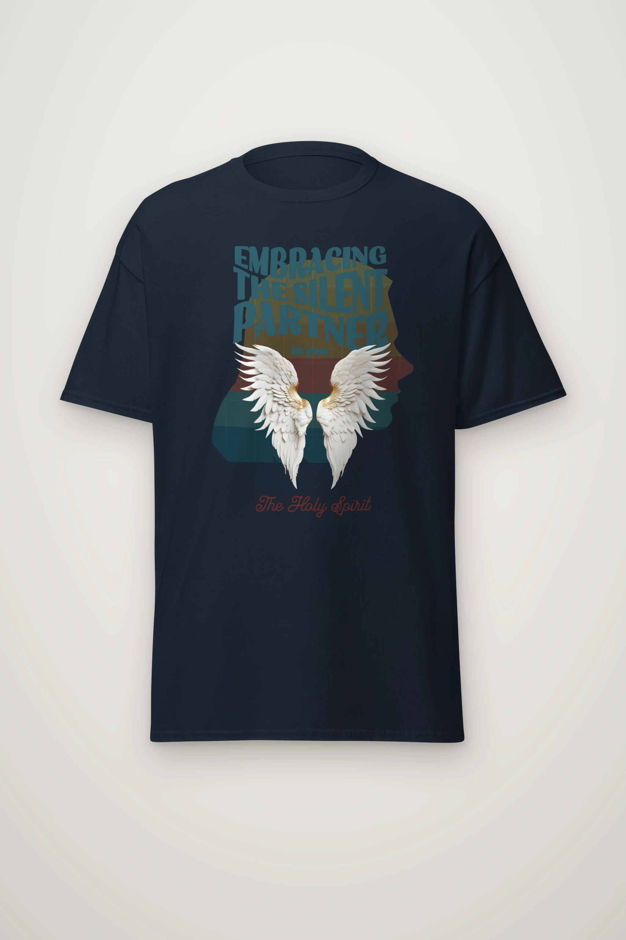 "Silent Partner Wings" Heavyweight Unisex Crewneck T-shirt