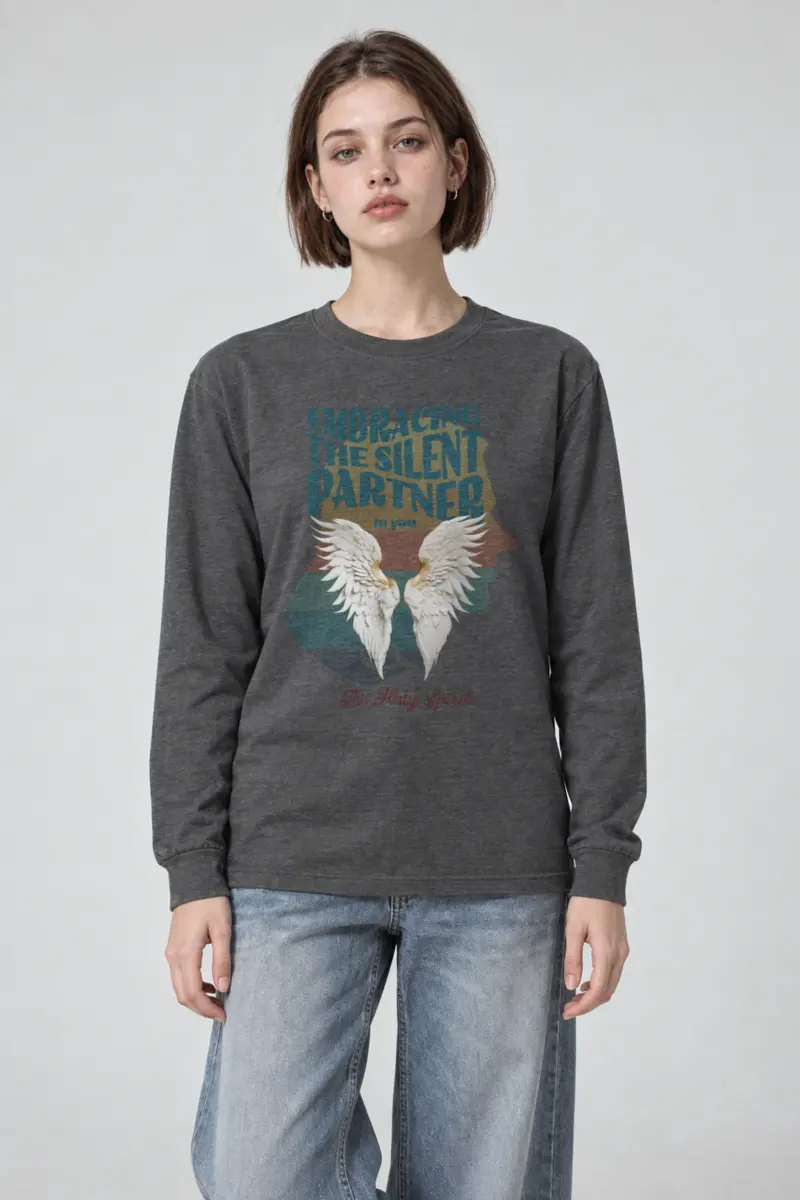 "Silent Partner Wings" Unisex Longsleeve T-shirt