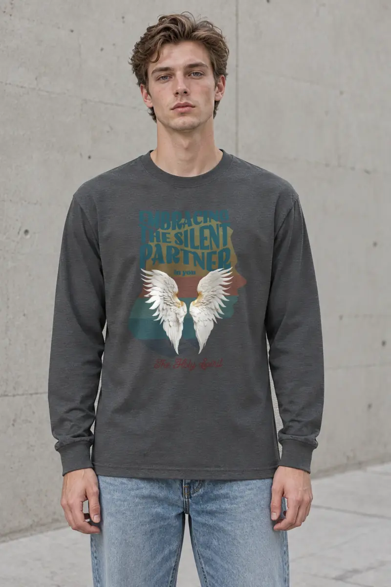 "Silent Partner Wings" Unisex Longsleeve T-shirt
