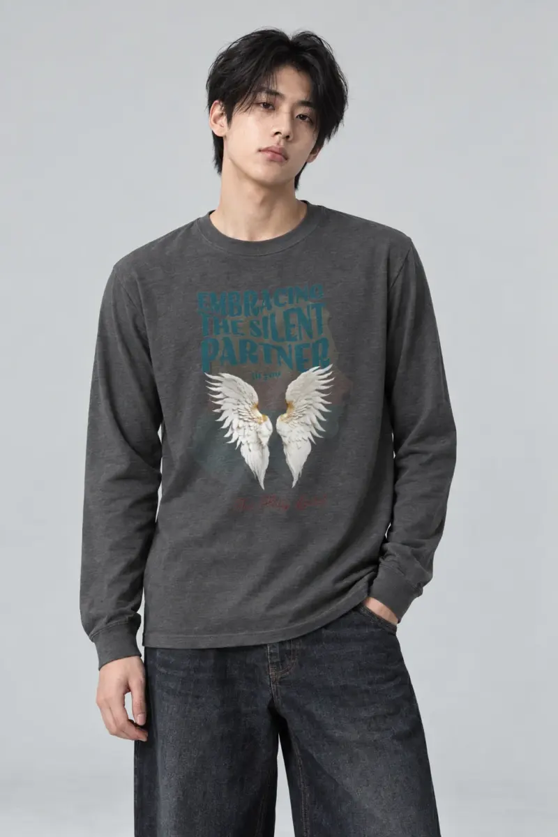 "Silent Partner Wings" Unisex Longsleeve T-shirt