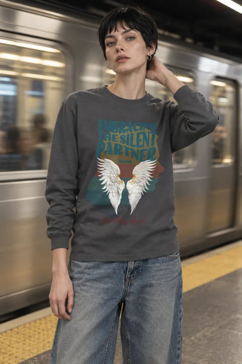 "Silent Partner Wings" Unisex Longsleeve T-shirt