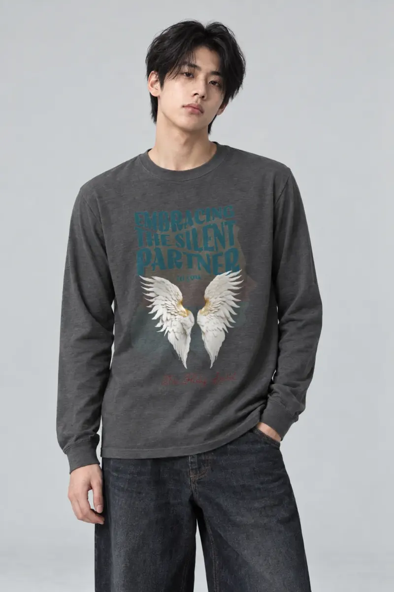 "Silent Partner Wings" Unisex Longsleeve T-shirt