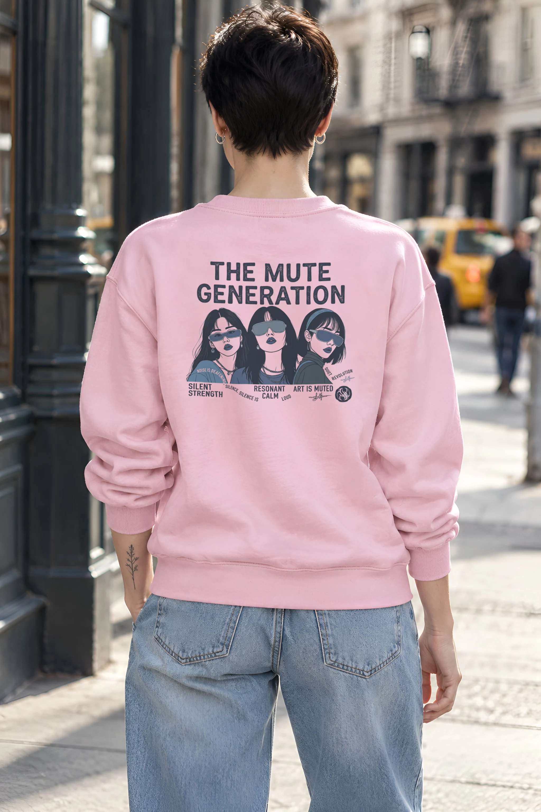 "Silent Strength" 1 Crewneck Sweatshirt