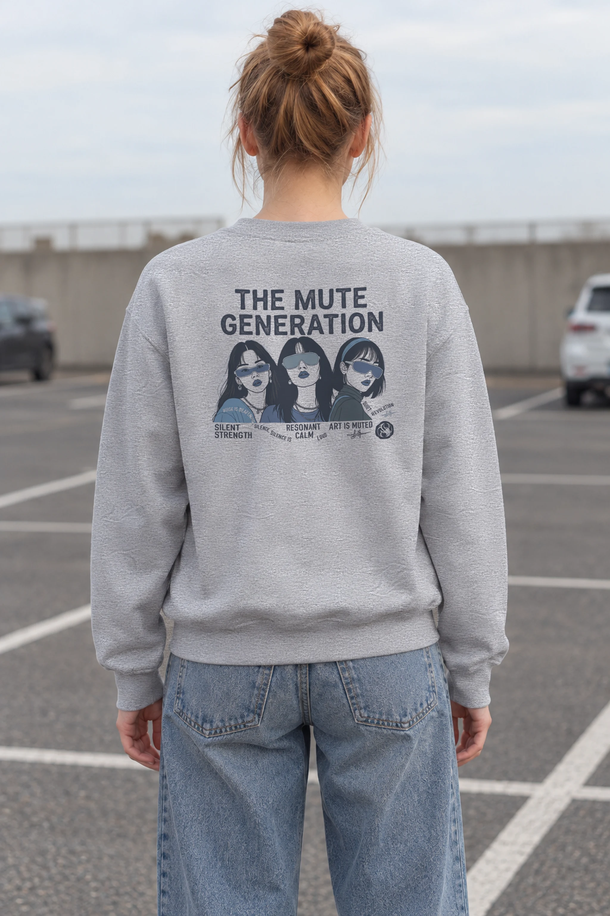 "Silent Strength" 1 Crewneck Sweatshirt