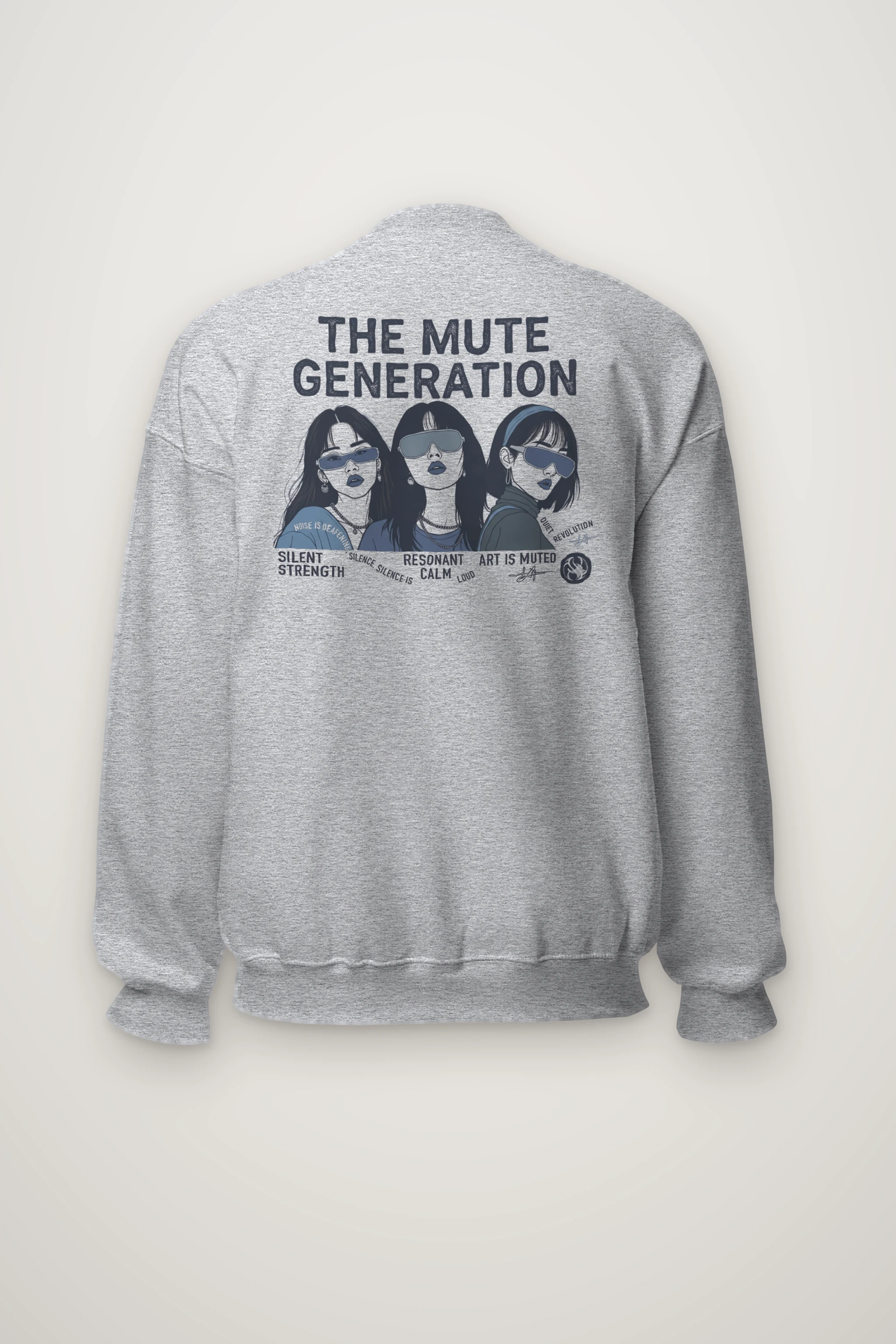 "Silent Strength" Heavy Blend Unisex Crewneck Sweatshirt