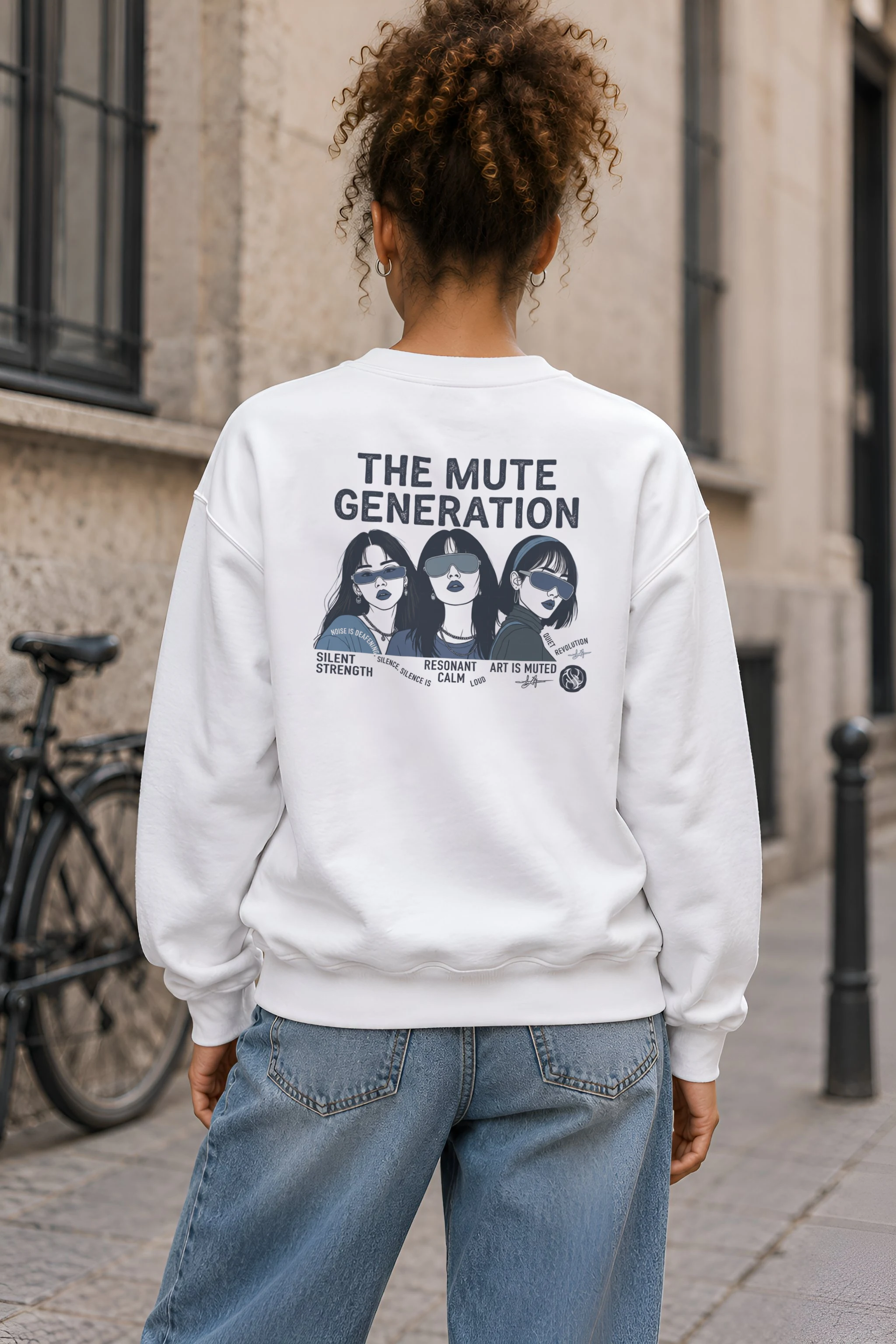 "Silent Strength" 1 Crewneck Sweatshirt