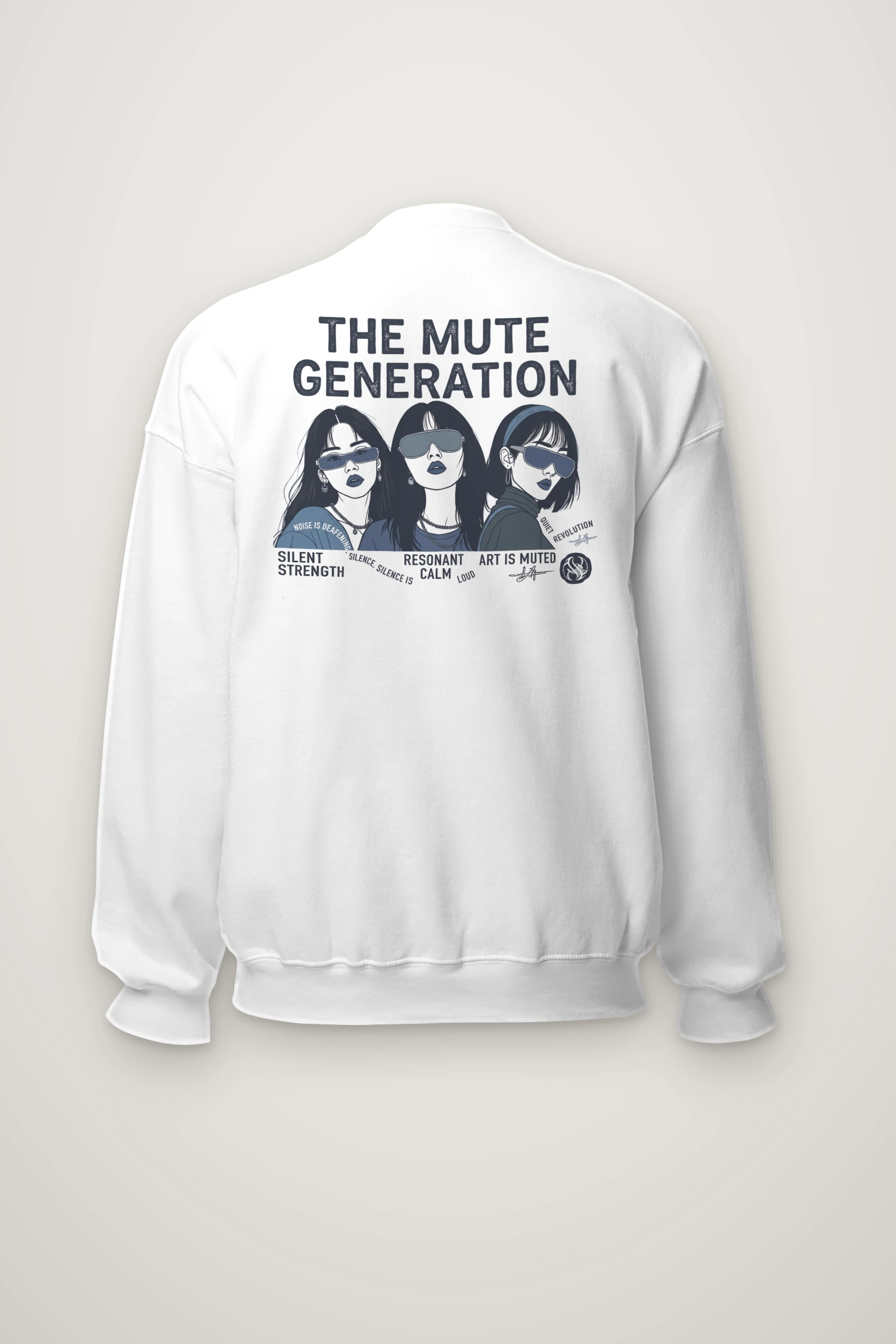 "Silent Strength" Heavy Blend Unisex Crewneck Sweatshirt