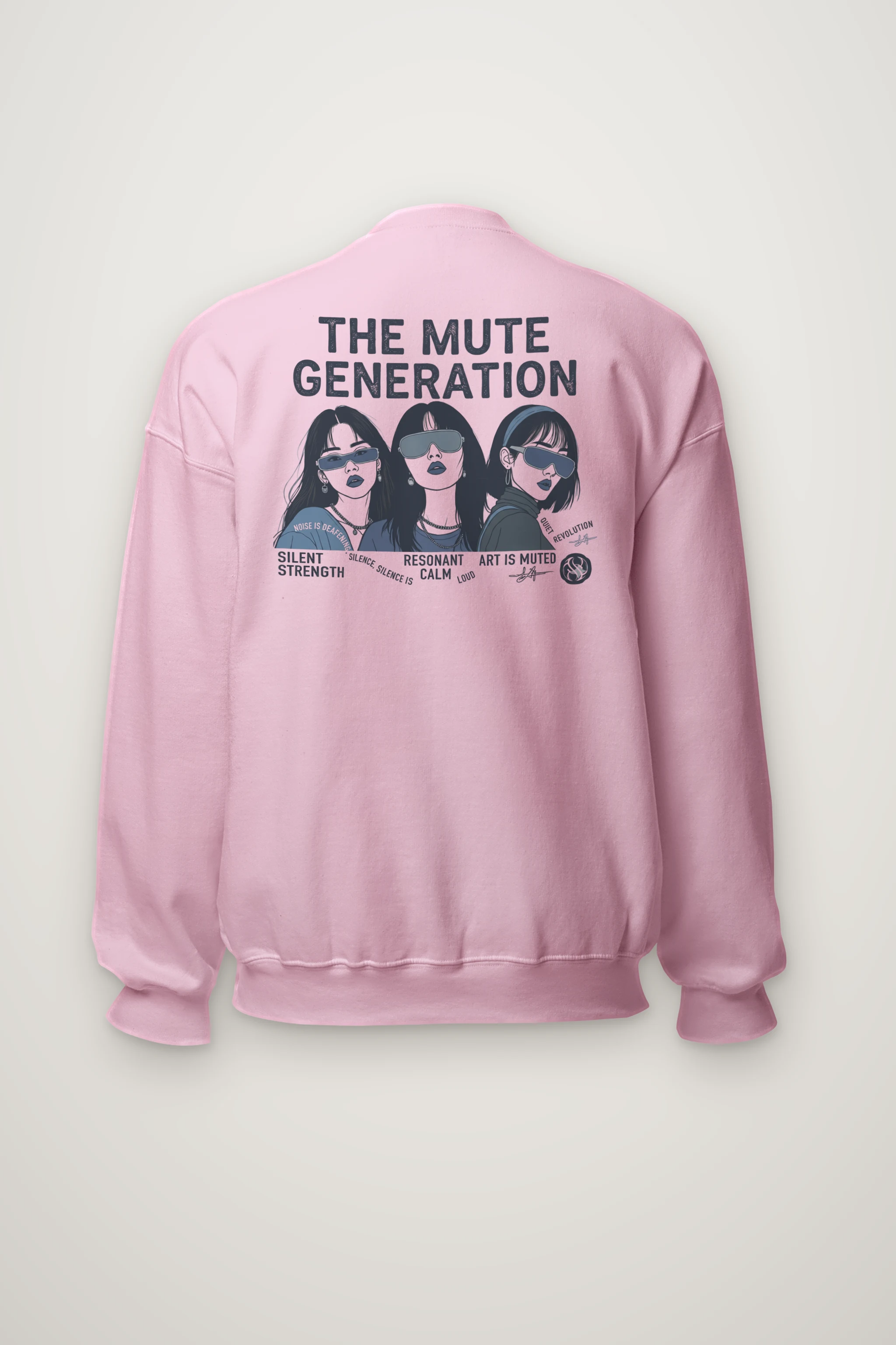 "Silent Strength" Heavy Blend Unisex Crewneck Sweatshirt