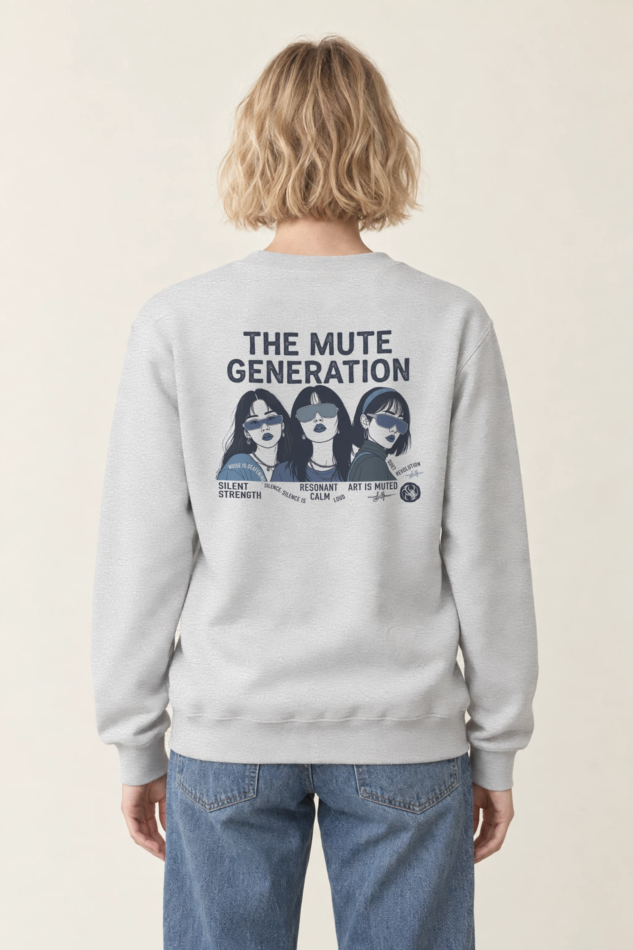 "Silent Strength" 1 Crewneck Sweatshirt