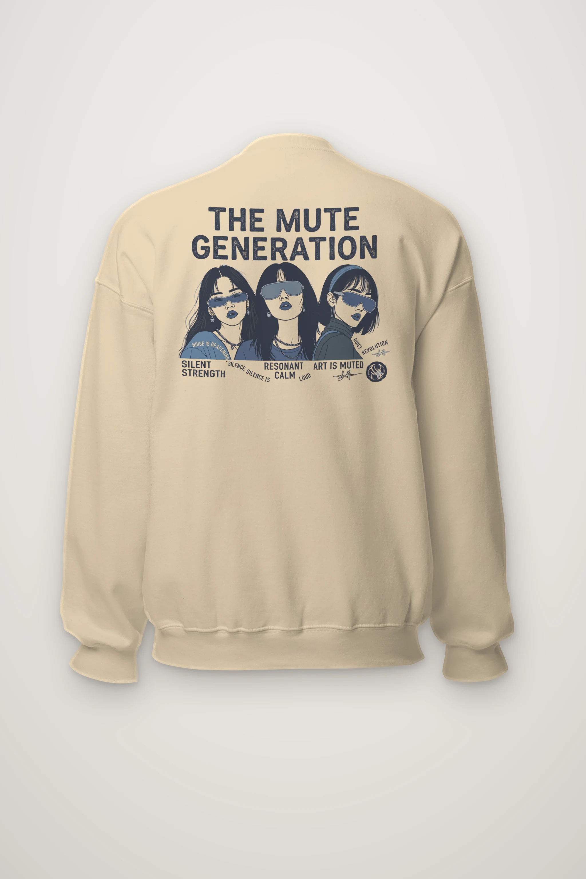 "Silent Strength" Heavy Blend Unisex Crewneck Sweatshirt