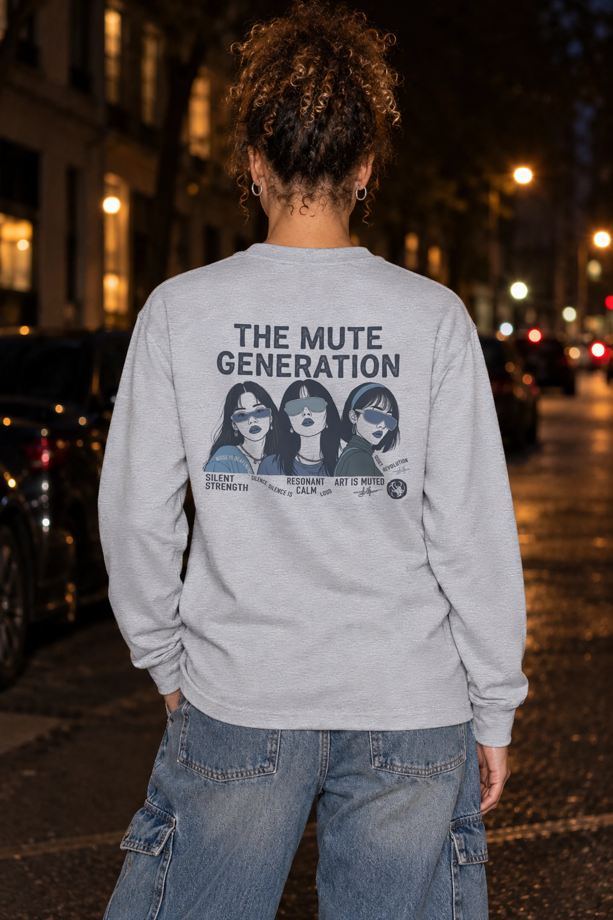 "Silent Strength" Unisex Longsleeve T-shirt