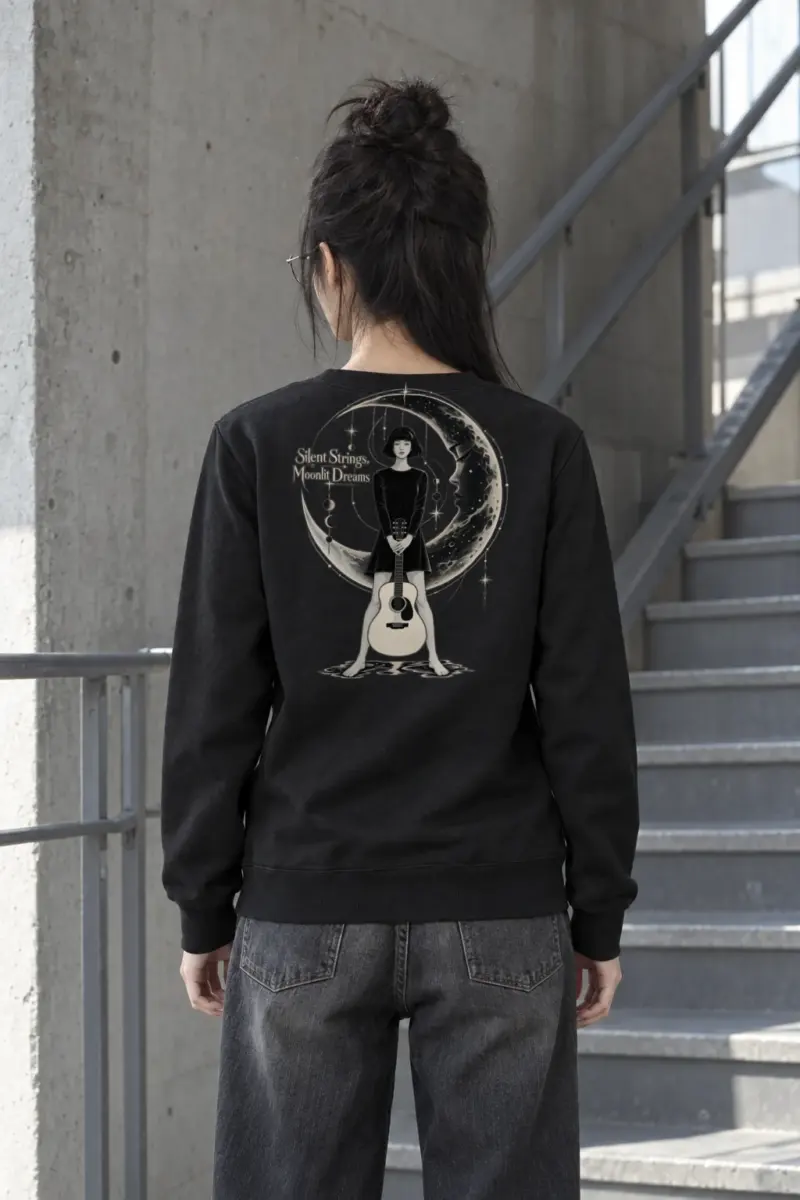 "Silent Strings" Heavy Blend Unisex Crewneck Sweatshirt