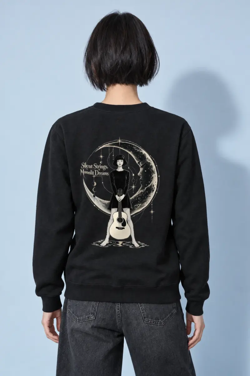 "Silent Strings" Heavy Blend Unisex Crewneck Sweatshirt
