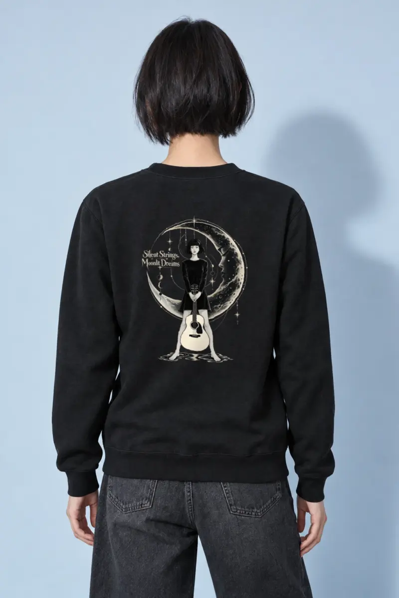 "Silent Strings" Heavy Blend Unisex Crewneck Sweatshirt