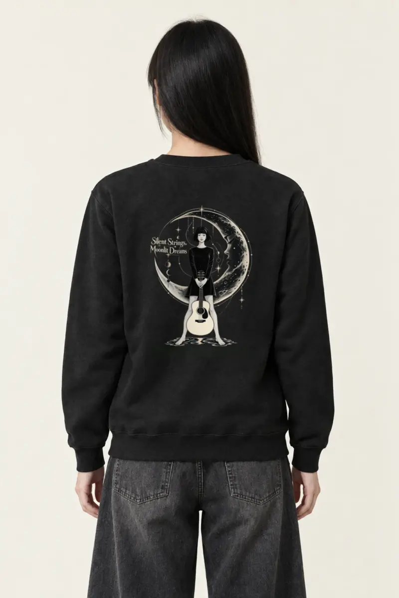"Silent Strings" Heavy Blend Unisex Crewneck Sweatshirt