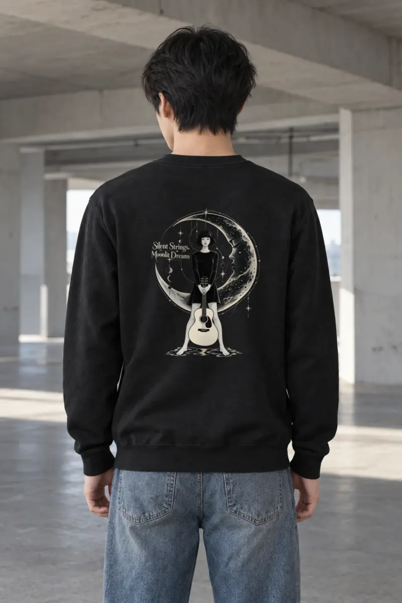 "Silent Strings" Heavy Blend Unisex Crewneck Sweatshirt