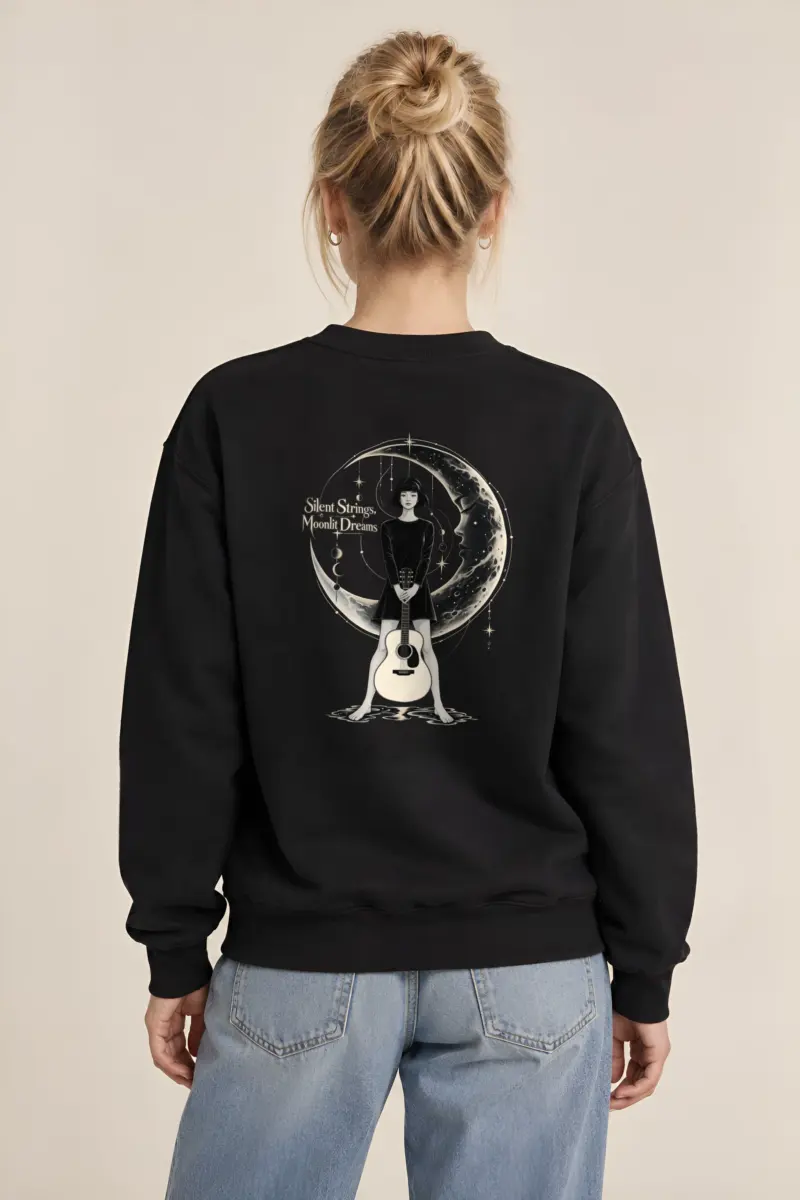 "Silent Strings" Heavy Blend Unisex Crewneck Sweatshirt