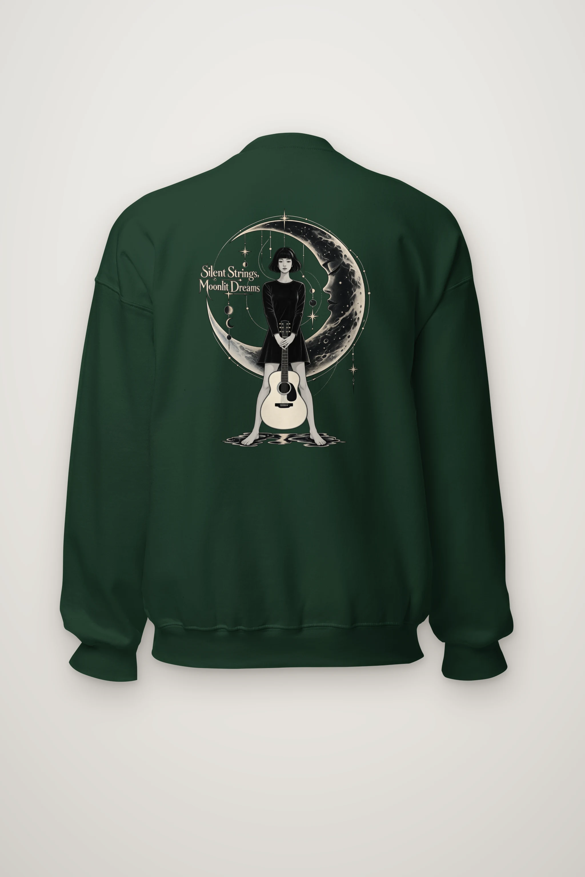 "Silent Strings" Heavy Blend Unisex Crewneck Sweatshirt