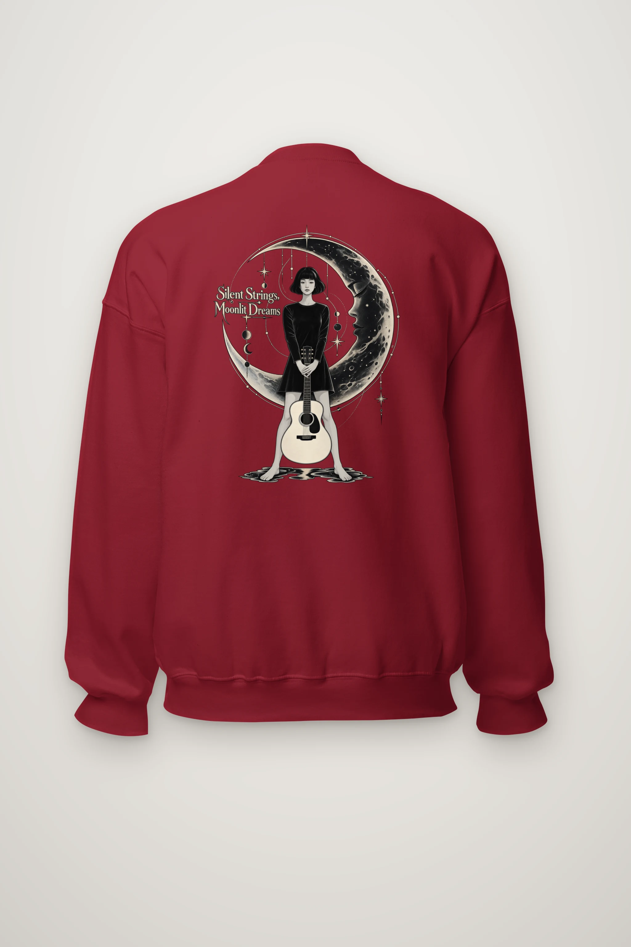 "Silent Strings" Heavy Blend Unisex Crewneck Sweatshirt