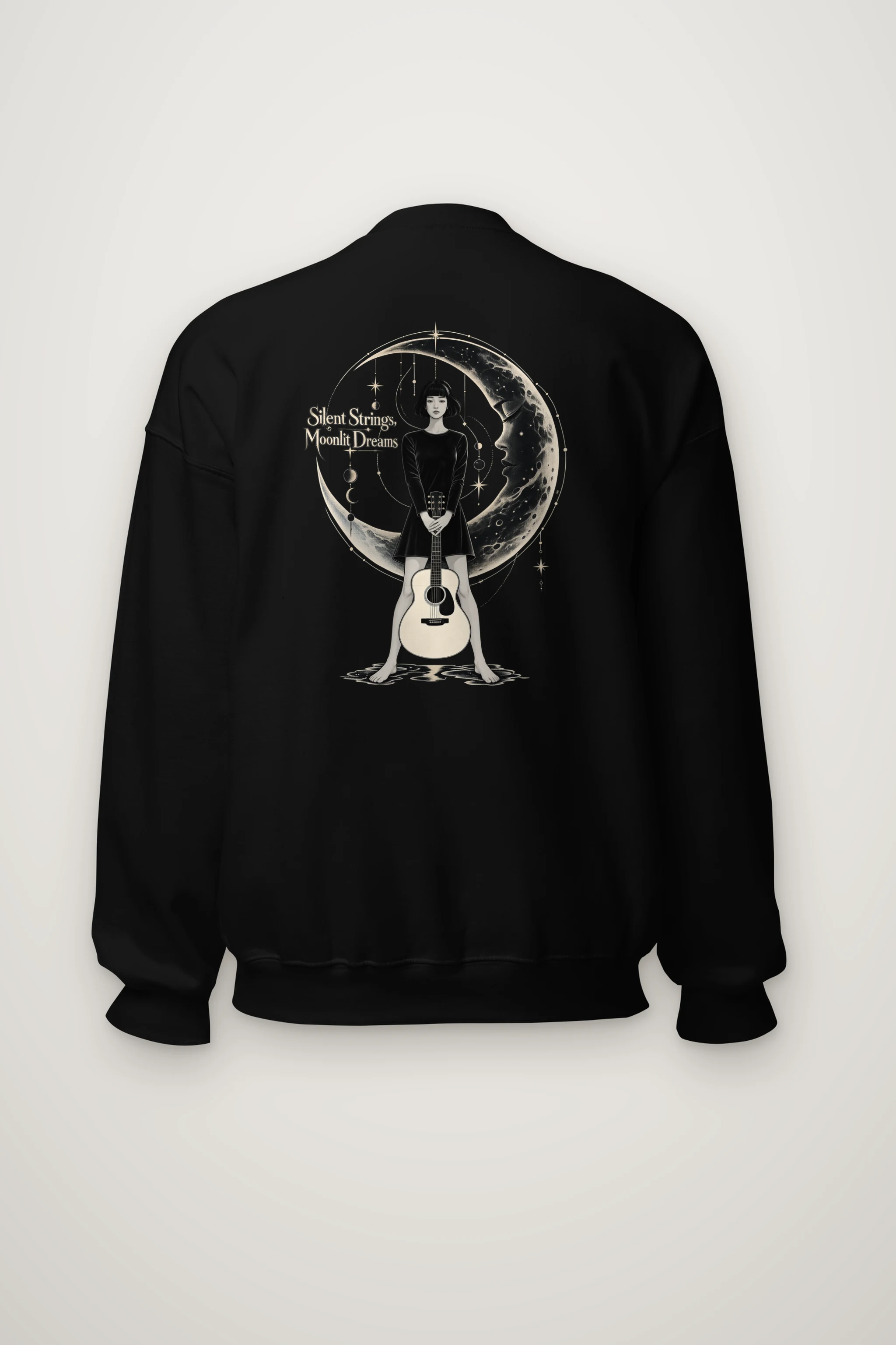 "Silent Strings" Heavy Blend Unisex Crewneck Sweatshirt