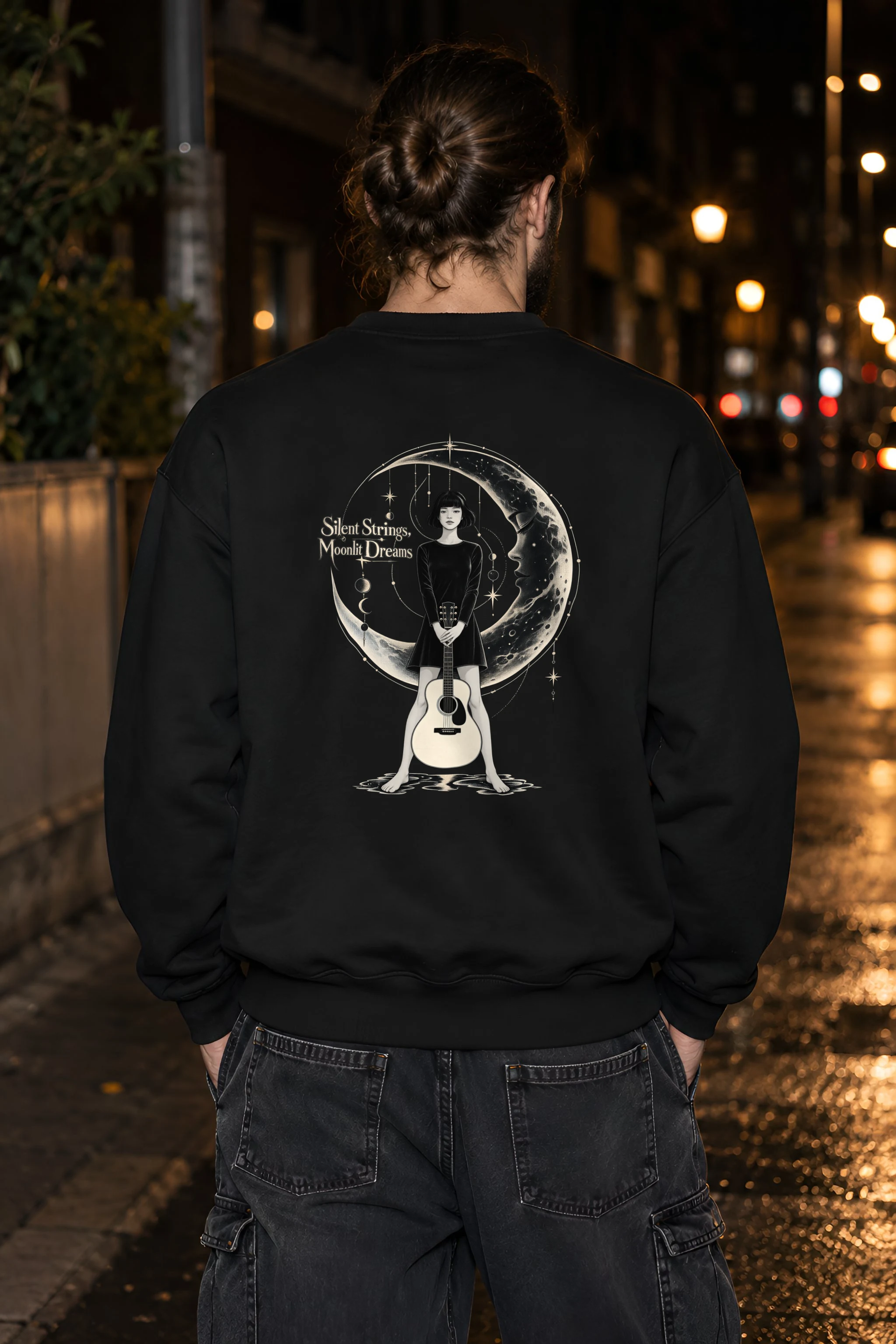 "Silent Strings" 1 Crewneck Sweatshirt
