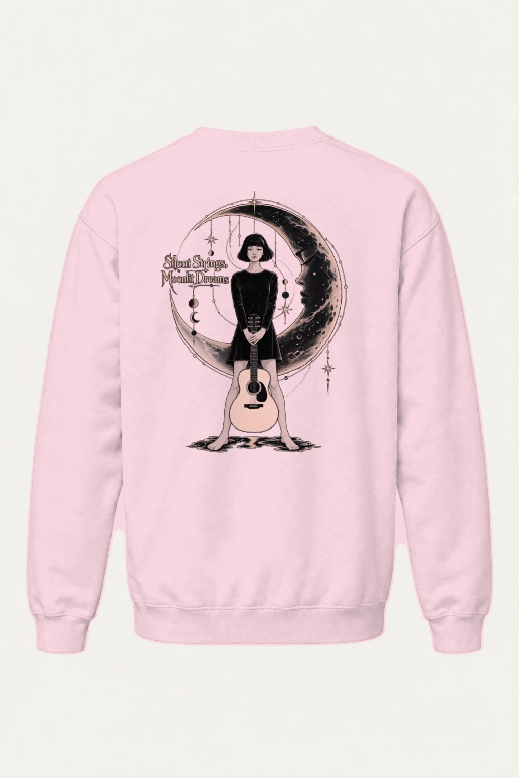 "Silent Strings" Heavy Blend Unisex Crewneck Sweatshirt | Gildan 18000
