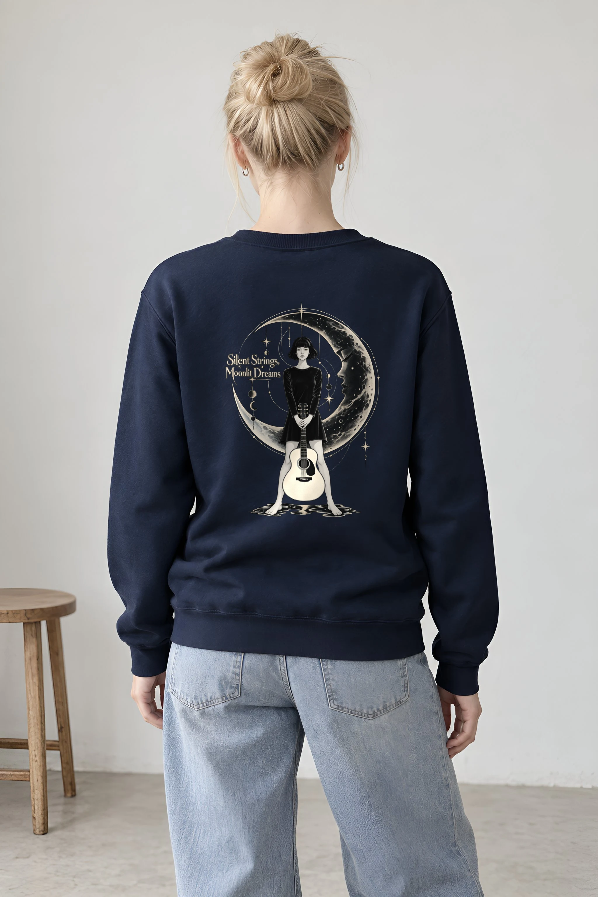 "Silent Strings" 1 Crewneck Sweatshirt