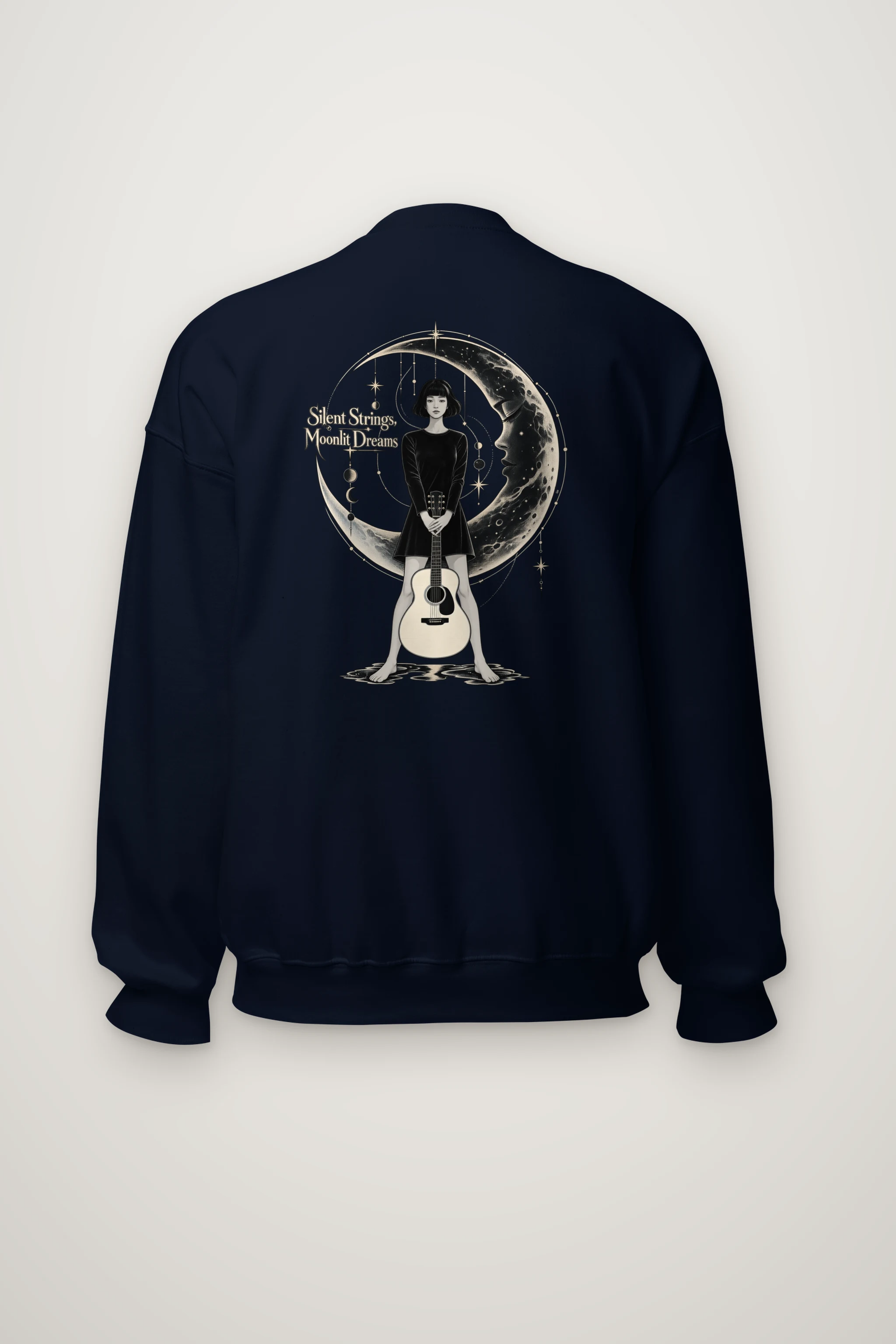 "Silent Strings" Heavy Blend Unisex Crewneck Sweatshirt