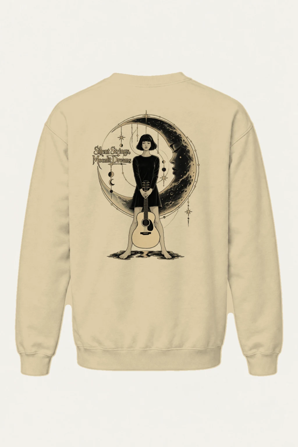 "Silent Strings" Heavy Blend Unisex Crewneck Sweatshirt | Gildan 18000