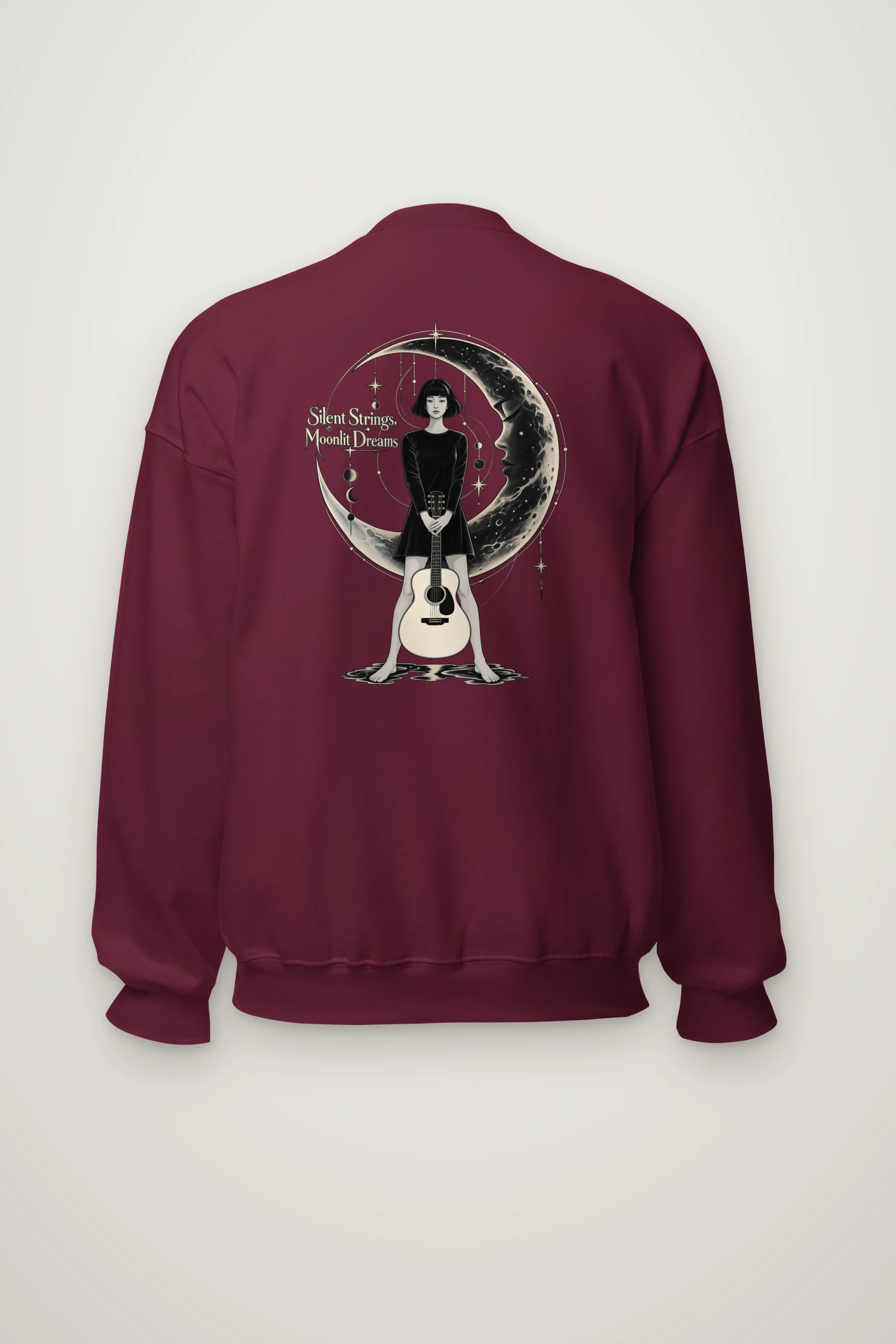 "Silent Strings" Heavy Blend Unisex Crewneck Sweatshirt