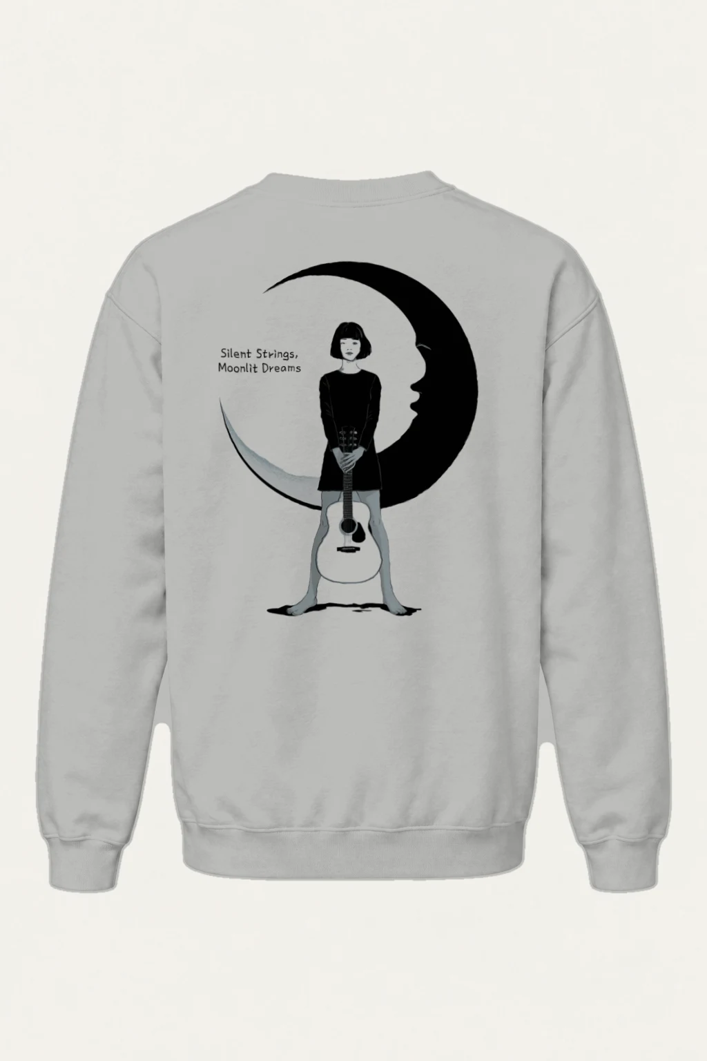 "Silent Strings" Heavy Blend Unisex Crewneck Sweatshirt | Gildan 18000