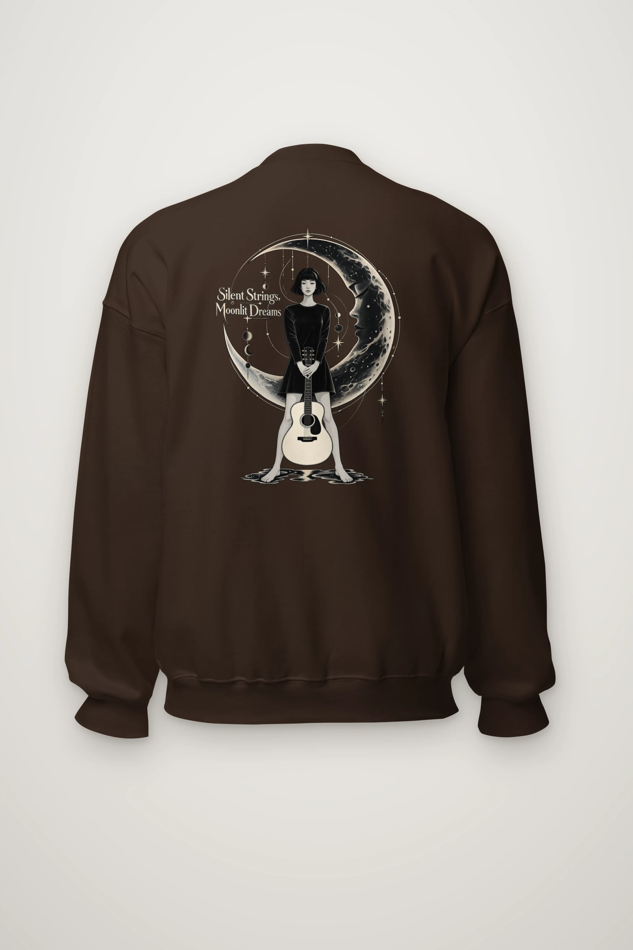 "Silent Strings" Heavy Blend Unisex Crewneck Sweatshirt