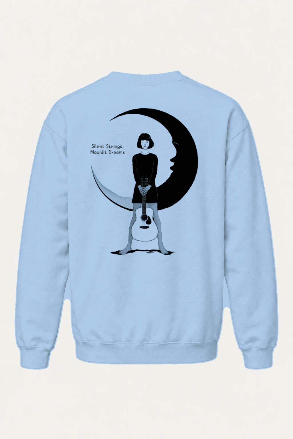 "Silent Strings" Heavy Blend Unisex Crewneck Sweatshirt | Gildan 18000