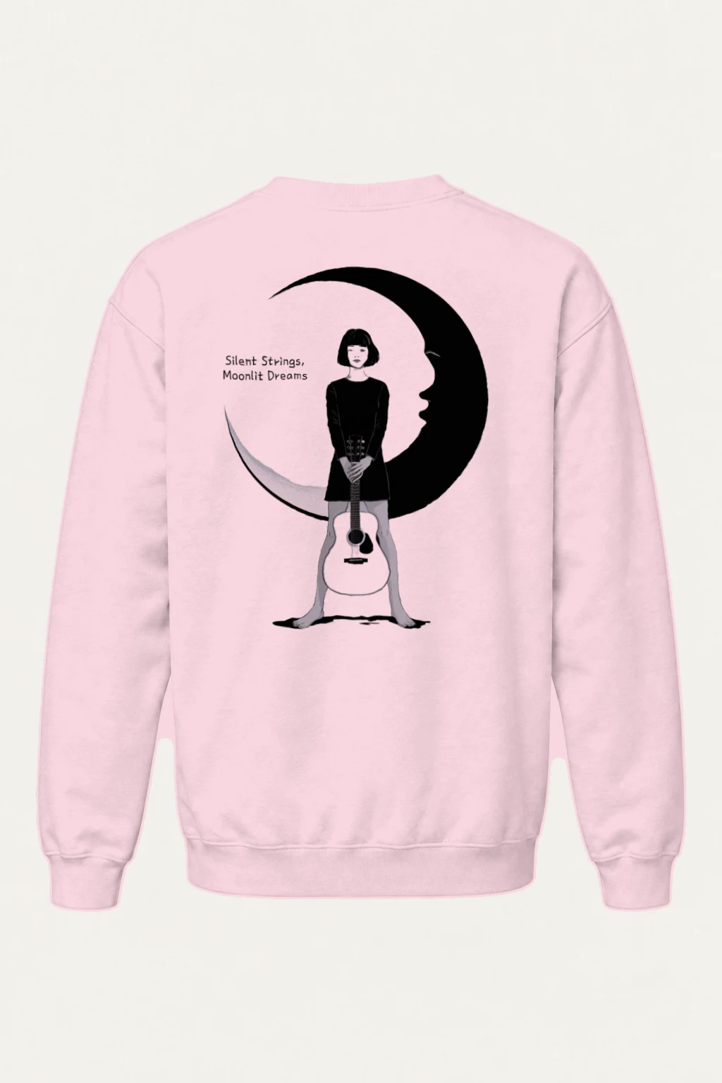 "Silent Strings" Heavy Blend Unisex Crewneck Sweatshirt | Gildan 18000