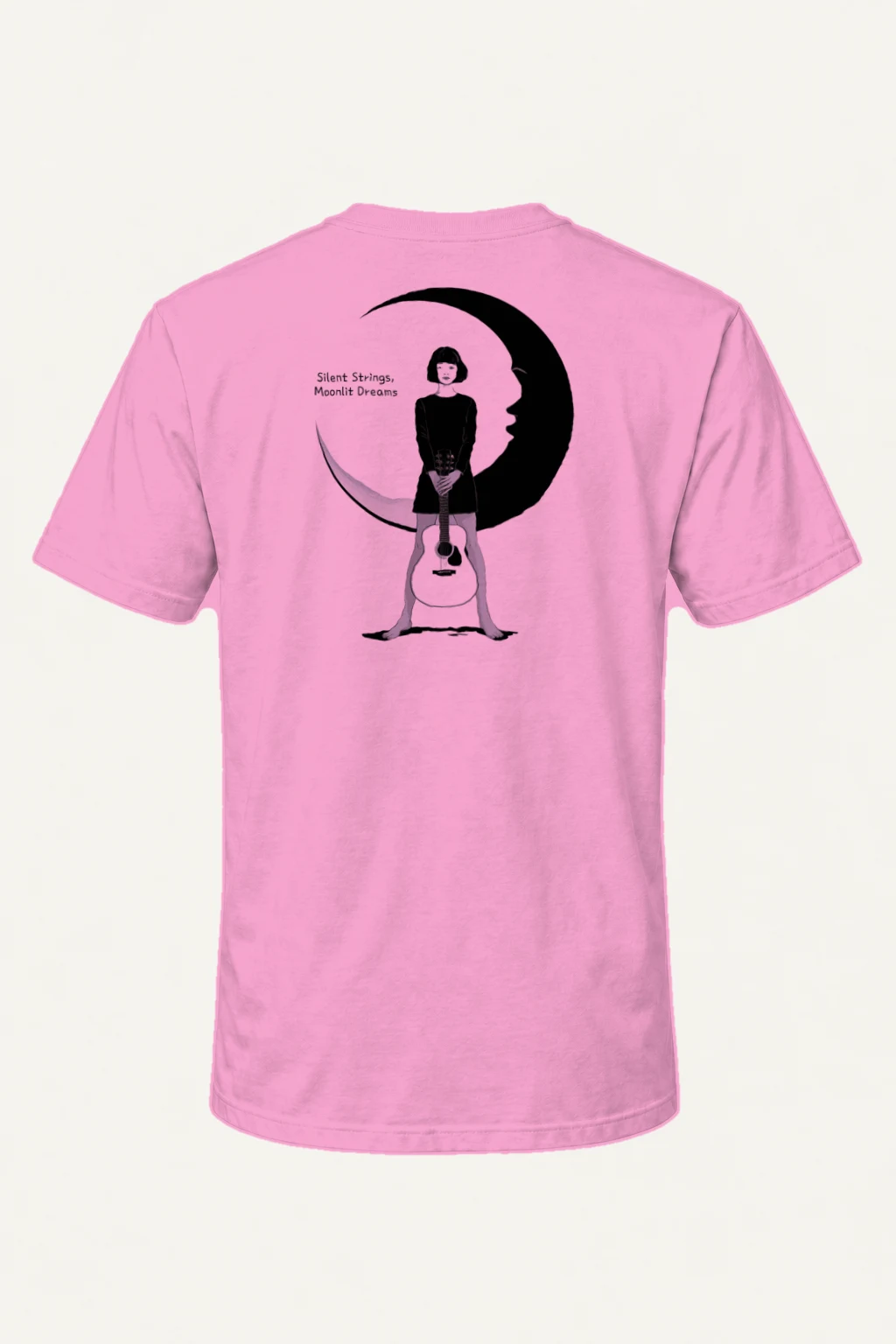 "Silent Strings" Heavyweight Unisex Crewneck T-shirt | Gildan 5000