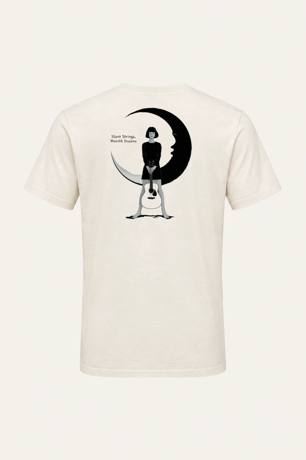 "Silent Strings" Heavyweight Unisex Crewneck T-shirt | Gildan 5000