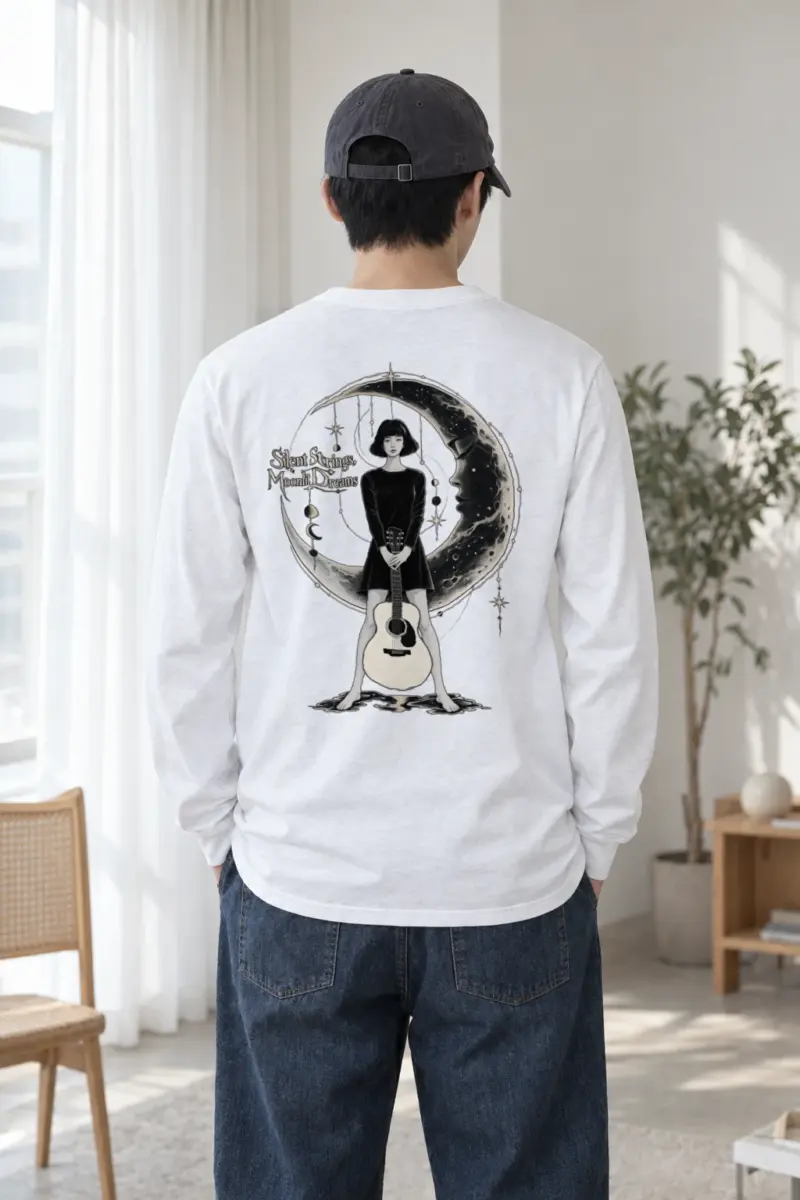 "Silent Strings" Unisex Longsleeve T-shirt | Gildan 2400