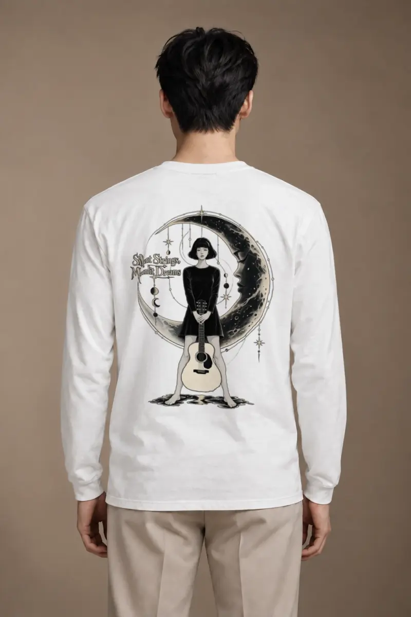 "Silent Strings" Unisex Longsleeve T-shirt | Gildan 2400