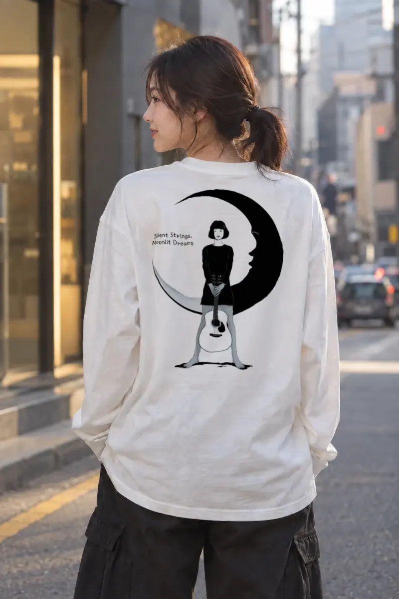 "Silent Strings" Unisex Longsleeve T-shirt | Gildan 2400