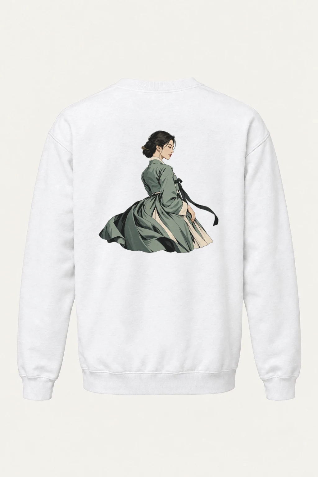 "Silk In Stillness" Heavy Blend Unisex Crewneck Sweatshirt | Gildan 18000