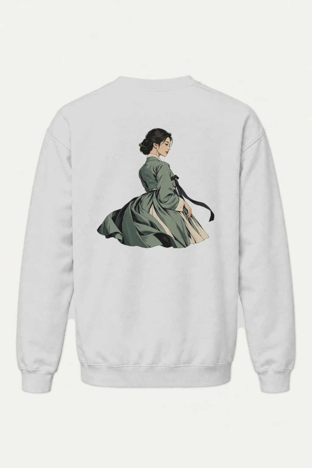 "Silk In Stillness" Heavy Blend Unisex Crewneck Sweatshirt | Gildan 18000