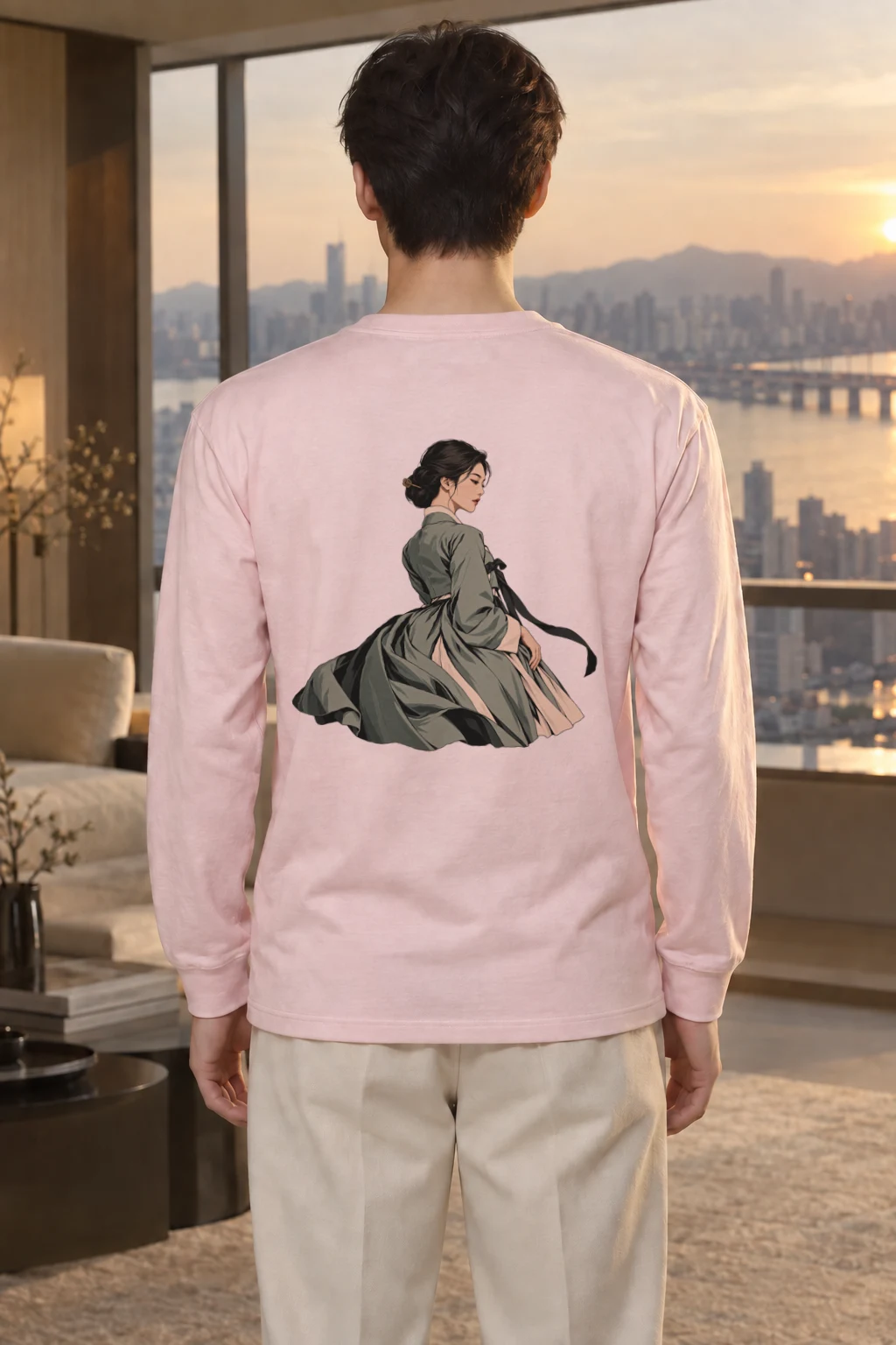 "Silk In Stillness" Unisex Longsleeve T-shirt | Gildan 2400