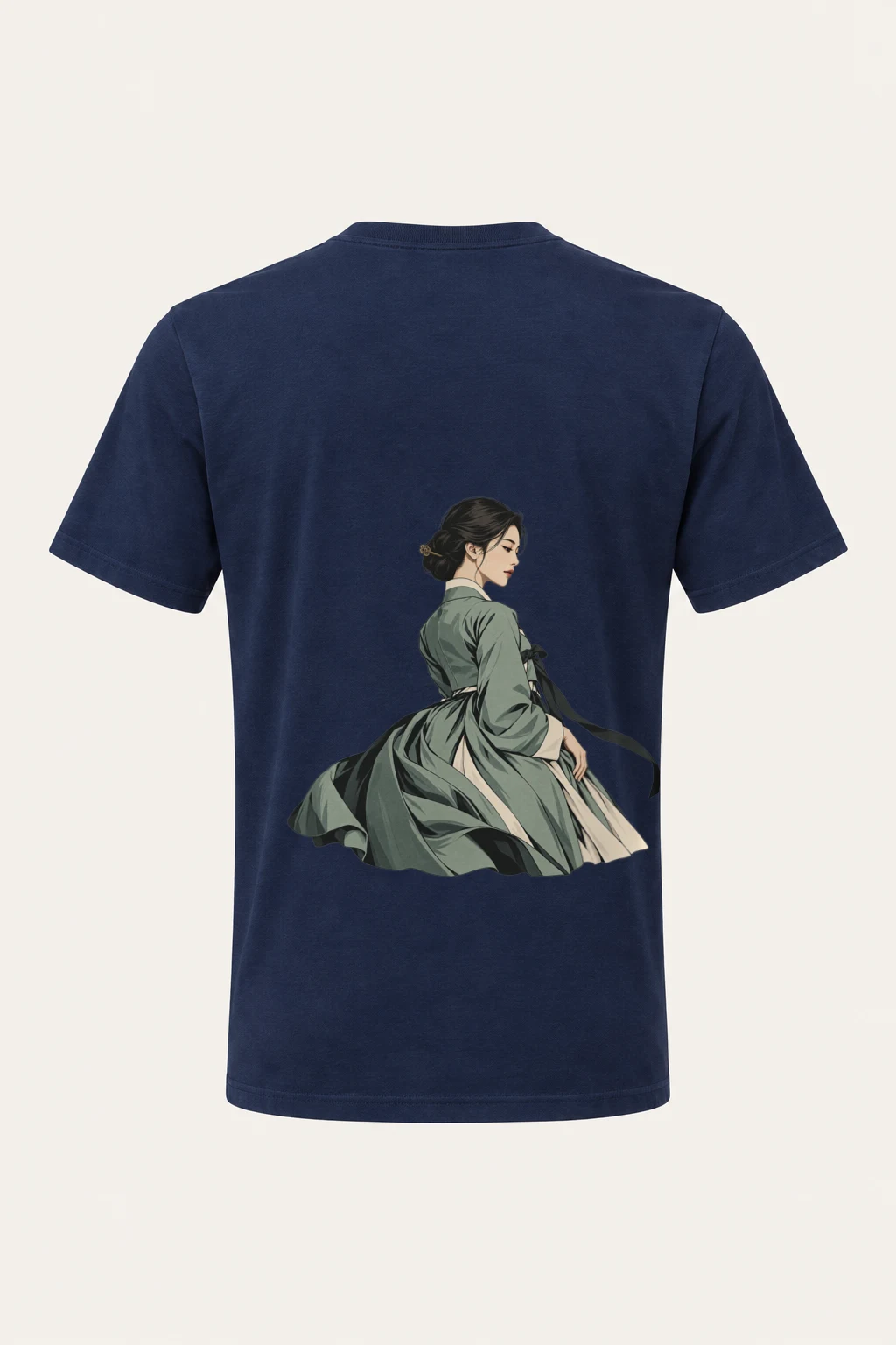 "Silk Stillness" Heavyweight Unisex Crewneck T-shirt | Gildan 5000